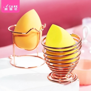 收纳架/美妆蛋B1pl700-粉扑蛋架子托架葫芦海绵蛋收放置架弹簧造