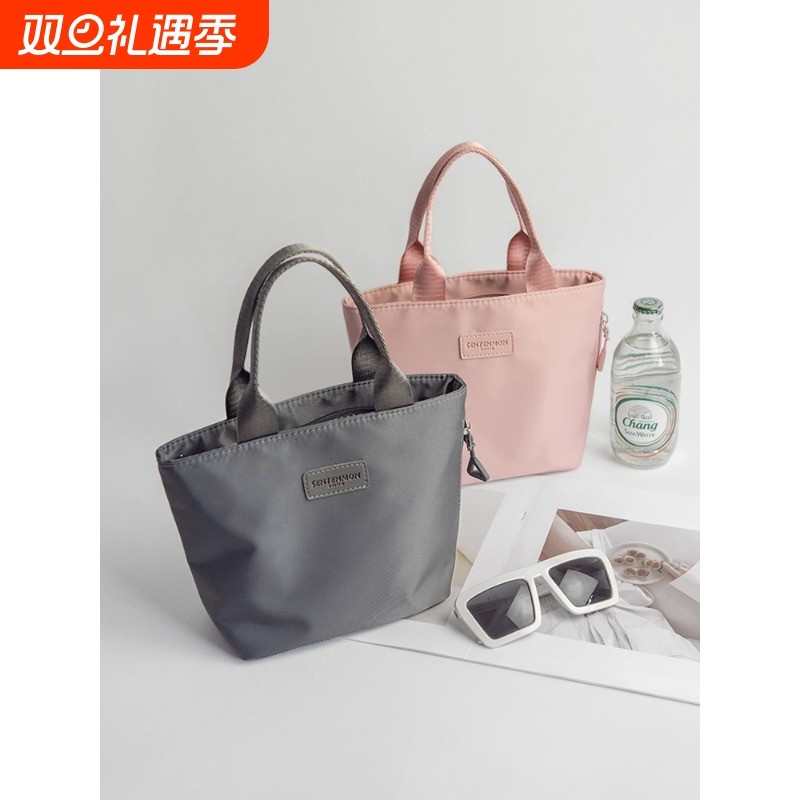 迷你手提小包2025原创纯色女包防泼水小布包时尚化妆包简约手拎包