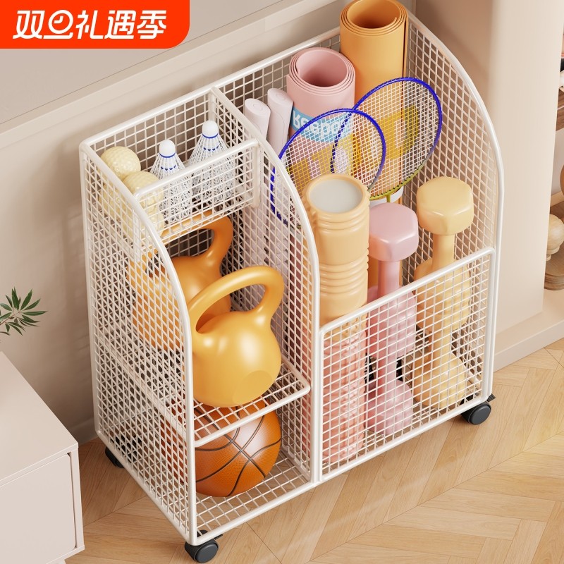 瑜伽垫收纳筐大容量带轮