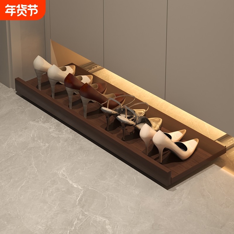 实木鞋柜踢脚抽入户柜下方底部多功能家用收纳抽屉托盘反弹抽拉板,基础建材,导轨,淘宝优惠券,粉丝福利购,淘宝优惠卷