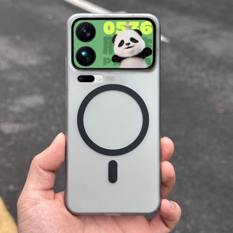 磁吸冰雾肤感适用小米17Pro手机壳超薄小米17Promax磨砂防摔硬壳15透明全包防摔14简约个性高端