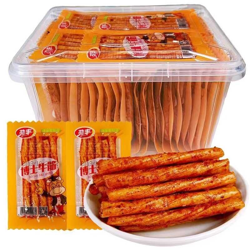 劲丰博士素牛筋辣条网红麻酱辣条童年怀旧小零食休闲食品解馋麻辣