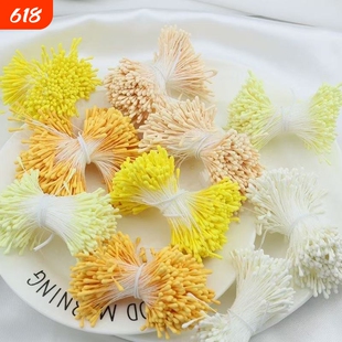 饰品配件DIY缠花花芯扭扭棒花芯材料石膏发簪花心花蕊花芯仿真