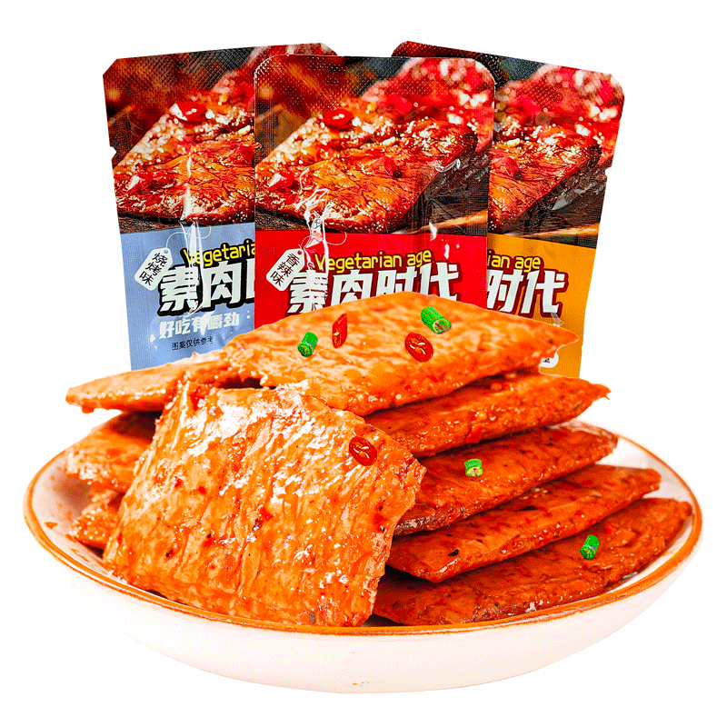 来一嘴手撕素肉零食|千人回购