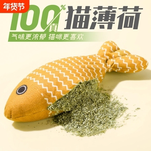 猫玩具鱼自嗨解闷逗猫棒幼猫小奶猫小猫磨牙棒磨爪子猫咪用品大全