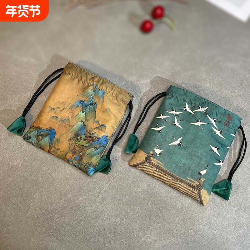 茶杯布袋翡翠葫芦核桃手串文玩收纳袋首饰锦囊小布袋抽绳香囊空袋,饰品/流行首饰/时尚饰品新,首饰袋,淘宝优惠券,粉丝福利购,淘宝优惠卷