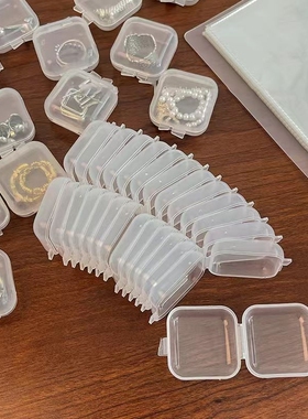 饰品耳塞独立盒装翻盖小