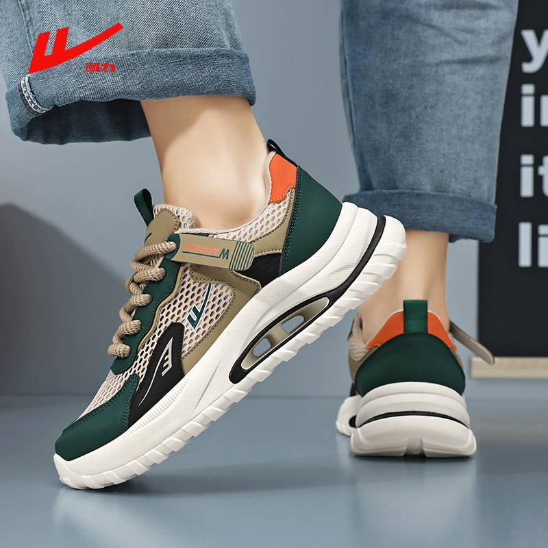 回力男鞋2025夏季透气新款镂空学生网面轻便运动鞋休闲跑步鞋潮鞋