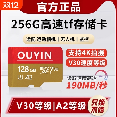 适用大疆256g闪存卡pocket3大疆Action5Pro运动相机nano内存卡TF