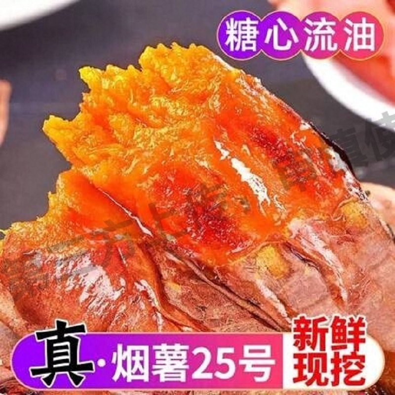 山东正宗烟薯25号蜜薯糖心红薯流油蜜薯网套装农科院新鲜地瓜番薯