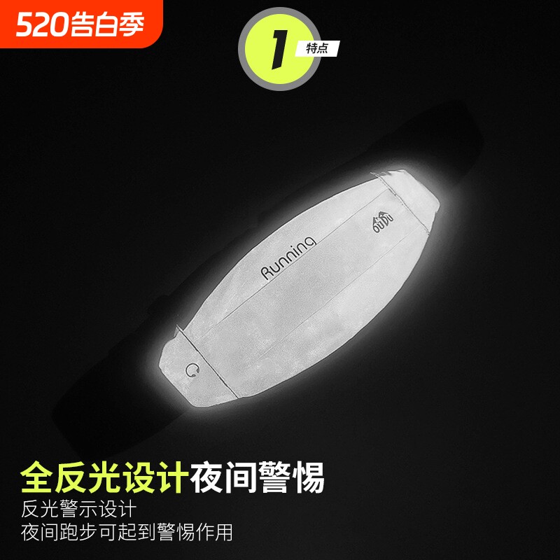 2025手机腰包跑步小腰包户外运动腰包反光腰包防水可代发厂家直销