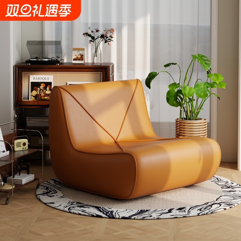 懒人沙发单人榻榻米卧室阳台可躺可睡网红房间休闲小沙发椅子复古