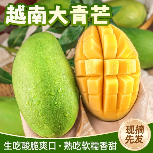 正宗越南大青芒新鲜水果现摘当季水果整箱包邮现货热带金煌芒大果