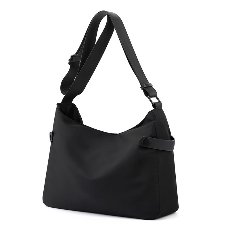 男包新款商务单肩包轻便尼龙布男士休闲旅行包简约大容量斜挎包潮