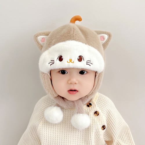 婴儿冬季毛绒保暖帽|791人收藏