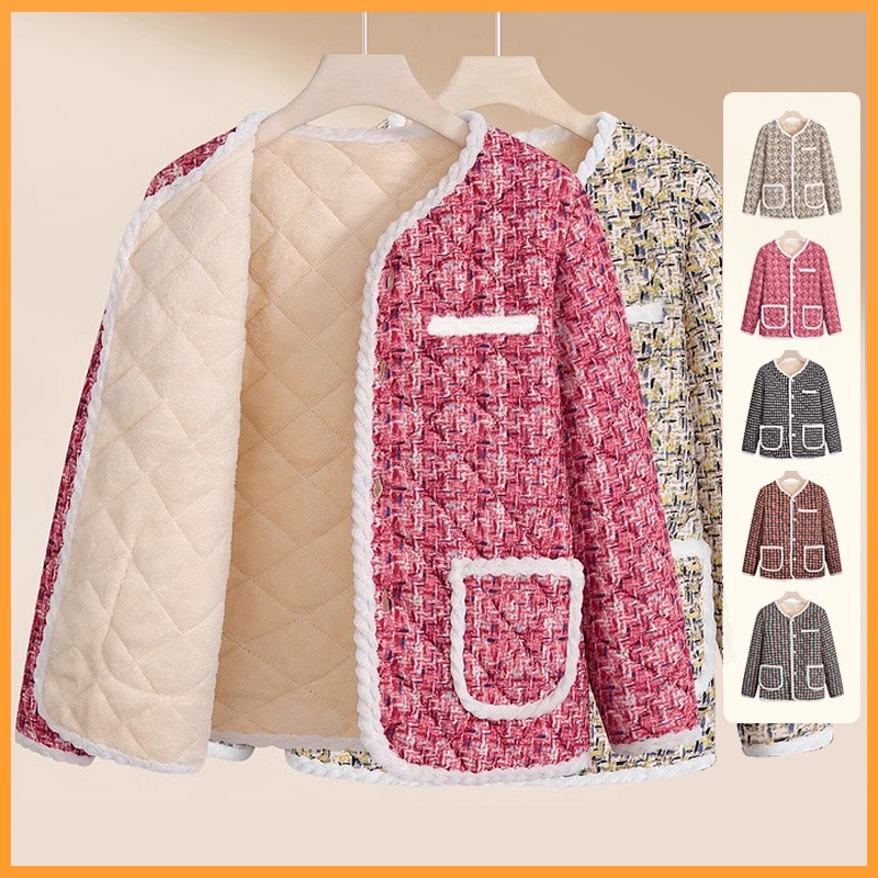 妈妈冬装小棉袄棉衣外套