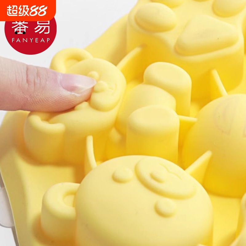 辅食模具AA1sn0-猫爪可爱蒸糕模具家用厨房米糕蛋糕烘焙工具