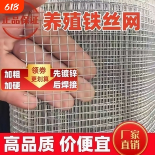网围栏钢丝网铁丝网防护网加粗鸡鸽兔笼网户外养殖网阳台防护植物