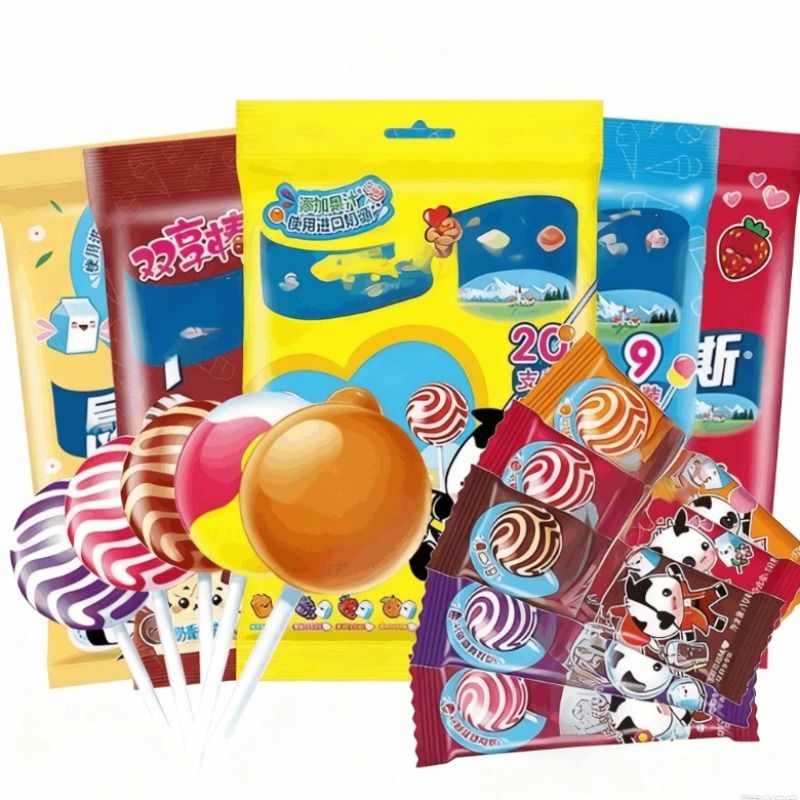 阿斯棒棒糖牛奶硬糖喜糖婚糖儿童小零食奶糖糖果批发网红爆款尔卑