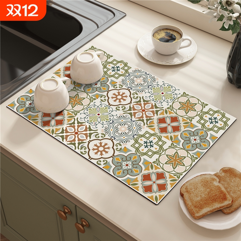 硅藻泥厨房沥水垫|超3000次加购