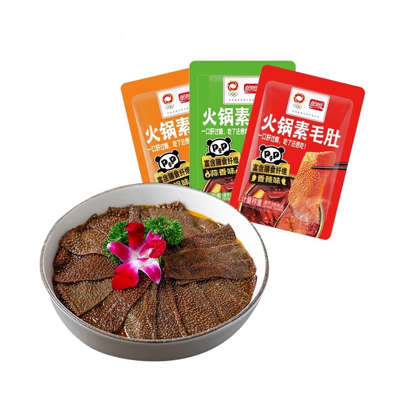盼盼火锅素毛肚魔芋爽素肉休闲零食小吃