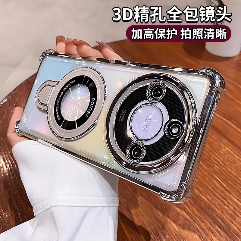 新款高级感适用荣耀x70手机壳x30X70i简约荣耀透明气囊x60pro镜头全包x50Pro保护套x50GT防摔硅胶x40i潮男女