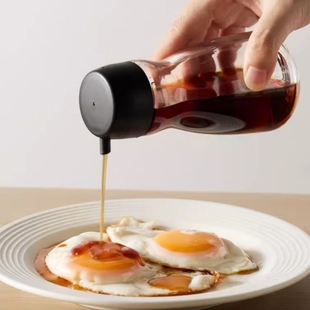 米立风物厨房调料瓶小号香油分装 瓶商用酱油醋瓶玻璃控量调味油瓶