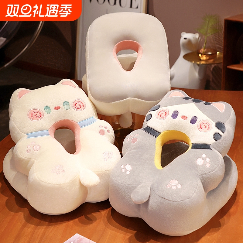 午睡毛绒抱枕可水洗|千人回购