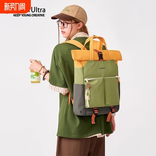 书包女原创小众外出旅行双肩包旅游轻便电脑背包男笔记本通勤简约