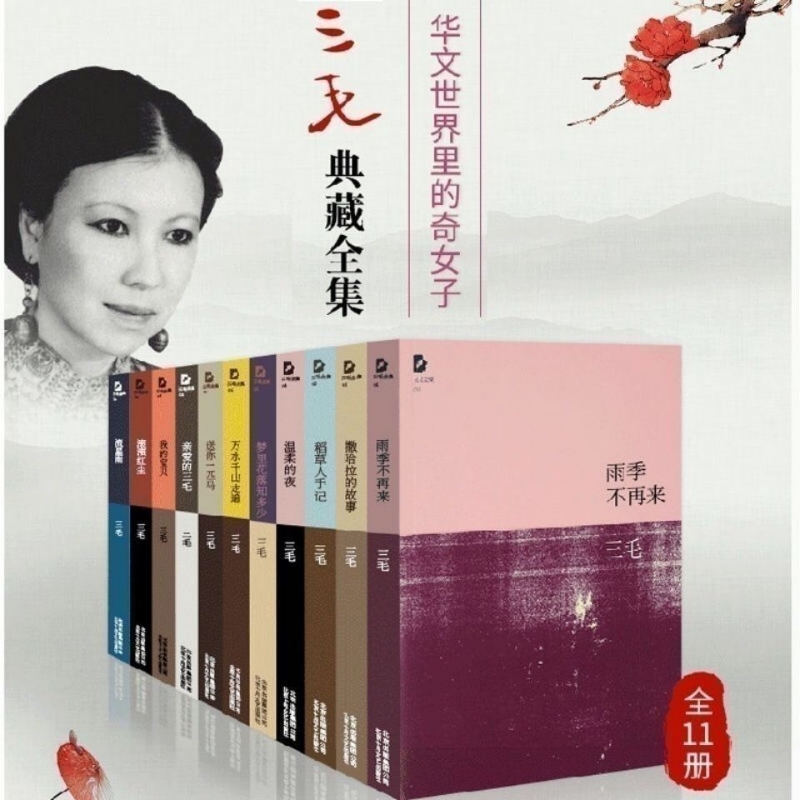 三毛作品全集全套11册雨季不再来撒哈拉的故事现当代文学小说红尘我的