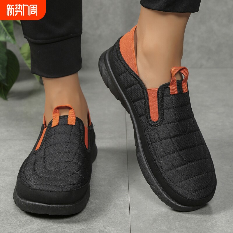 外贸TEMU爆款价款鞋楦一鞋两穿男女通用一脚蹬防滑懒人男鞋