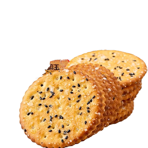 黑芝麻饼干老式怀旧零食薄脆整箱8090后早餐小包装经典童年回忆