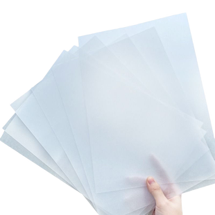 钥匙热缩片纸手工diy0.2/0.3mm半透明已打磨发簪挂件打印透明磨砂