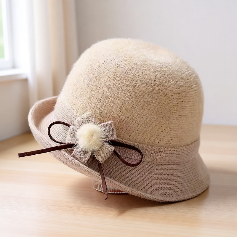 中老年人妈妈帽子女秋冬季保暖盆帽老人老太太春秋奶奶渔夫帽礼帽