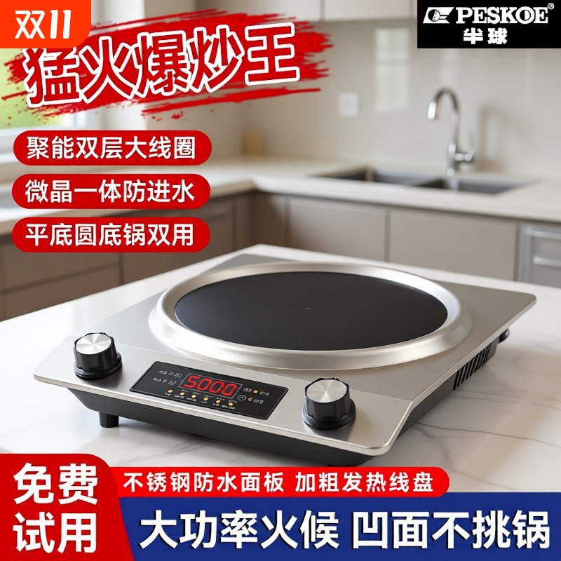 半球凹面电磁炉|超8000次加购