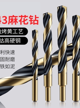 麻花钻头不锈钢铁皮含钴打孔加长转头钻铁手电钻合金钻头大全套装