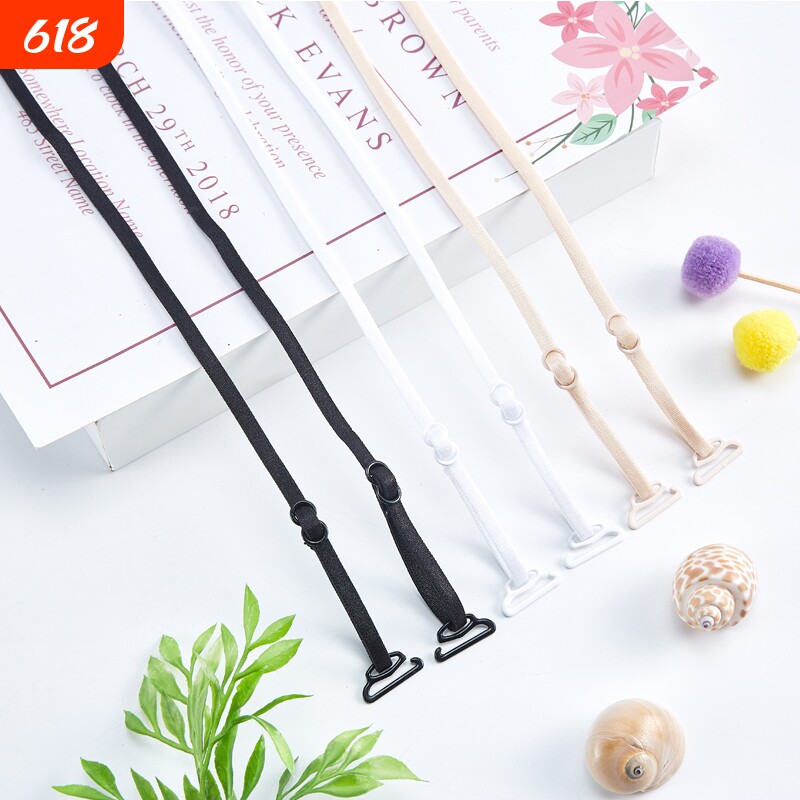 可外露交叉肩带文胸内衣带带子挂脖无痕胸罩替换细防滑女防掉性感
