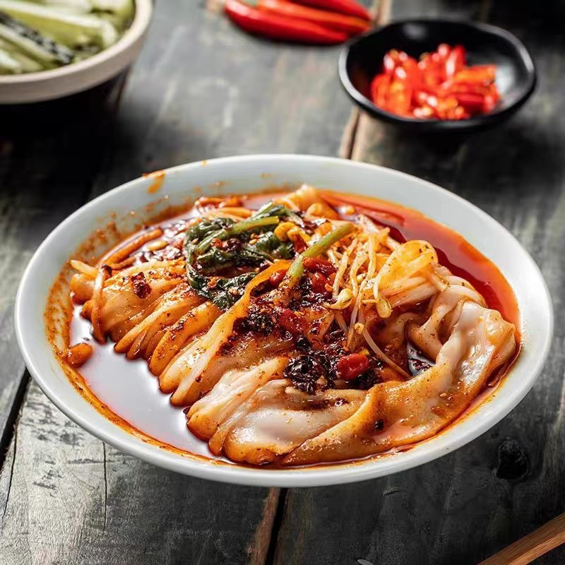 魔芋面凉皮凉面面皮拌面脂肪热量卡肥餐粉即食速食零食主食0低减