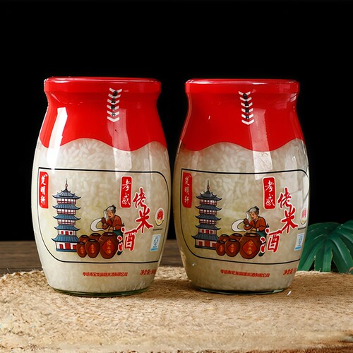 孝感佬米酒900g瓶醪糟酒酿月子甜品家乡酒孕妇甜酒糯米发酵原味