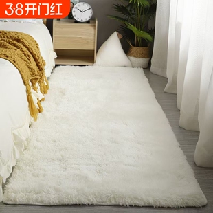 地毯卧室床边长毛绒少女ins客厅房间沙发茶几毯可爱地垫子茶室