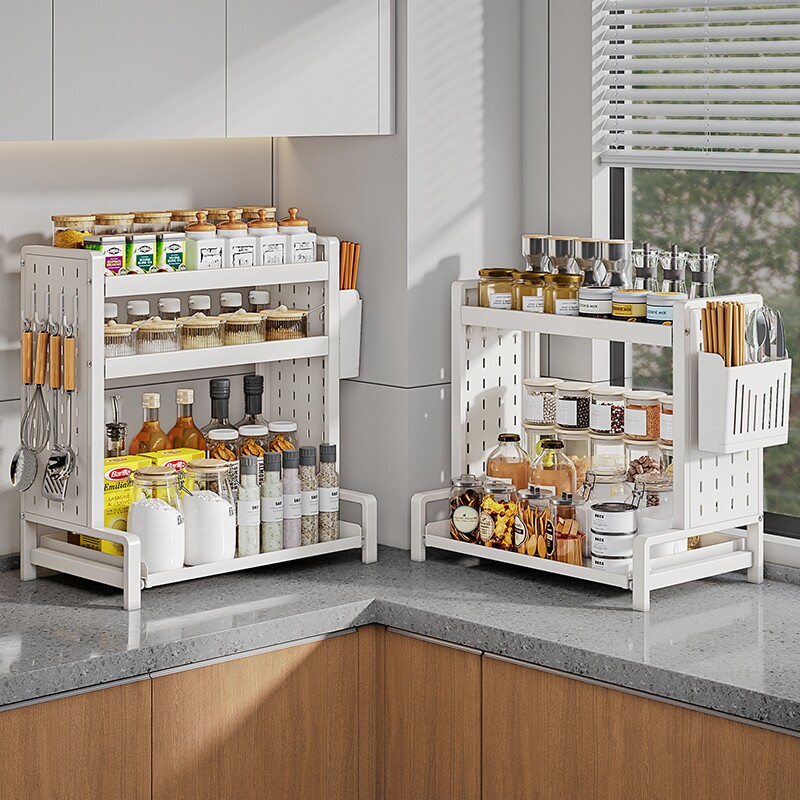 夹缝浴室厨房收纳置物架多层落地家用收纳柜超窄卫生间厕所整理柜