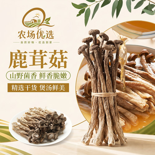 滋补鹿茸菇干货云南特级煲汤食材
