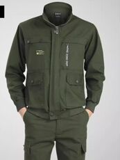 Спецодежда 工作服套装男劳保服迷彩服纯棉防烫春秋工地干活穿的衣服耐磨电焊