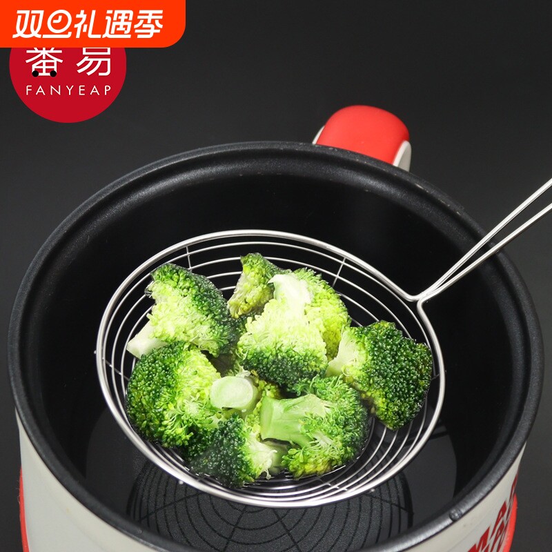 不锈钢漏勺A1vo0-家用厨房不锈钢捞勺捞面饺子过滤漏网笊篱漏勺