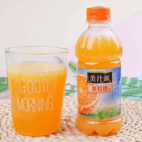 美汁源果粒橙300ml*12瓶装橙汁果汁橙子饮品网红饮料休闲整箱