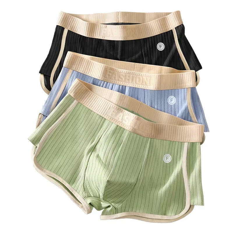 内裤男无痕抗菌裆平角短裤衩新款