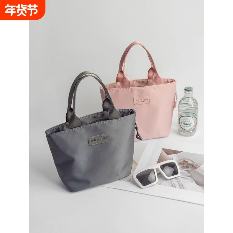 迷你手提小包2025原创女包小布包化妆包手拎包尼龙提包黑色休闲