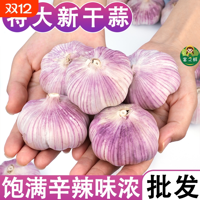 金乡紫皮大蒜5斤|超2000次加购