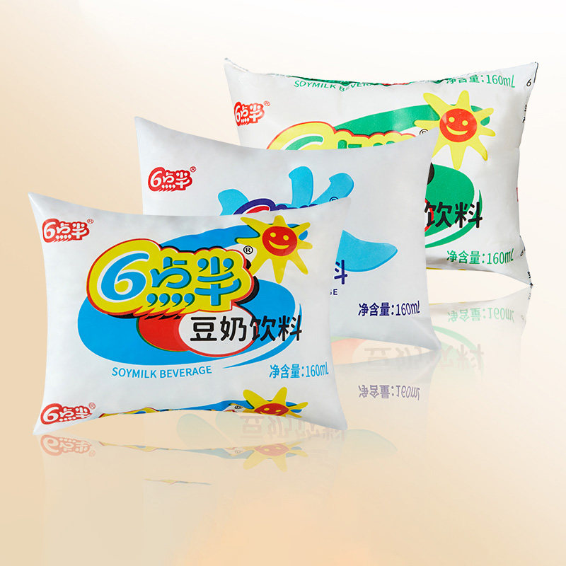 六点半经典小袋装豆奶160ml袋植物蛋白饮料整箱学生早餐奶老牌子,咖啡/麦片/冲饮,植物蛋白饮料/植物奶/植物酸奶,淘宝优惠券,粉丝福利购,淘宝优惠卷
