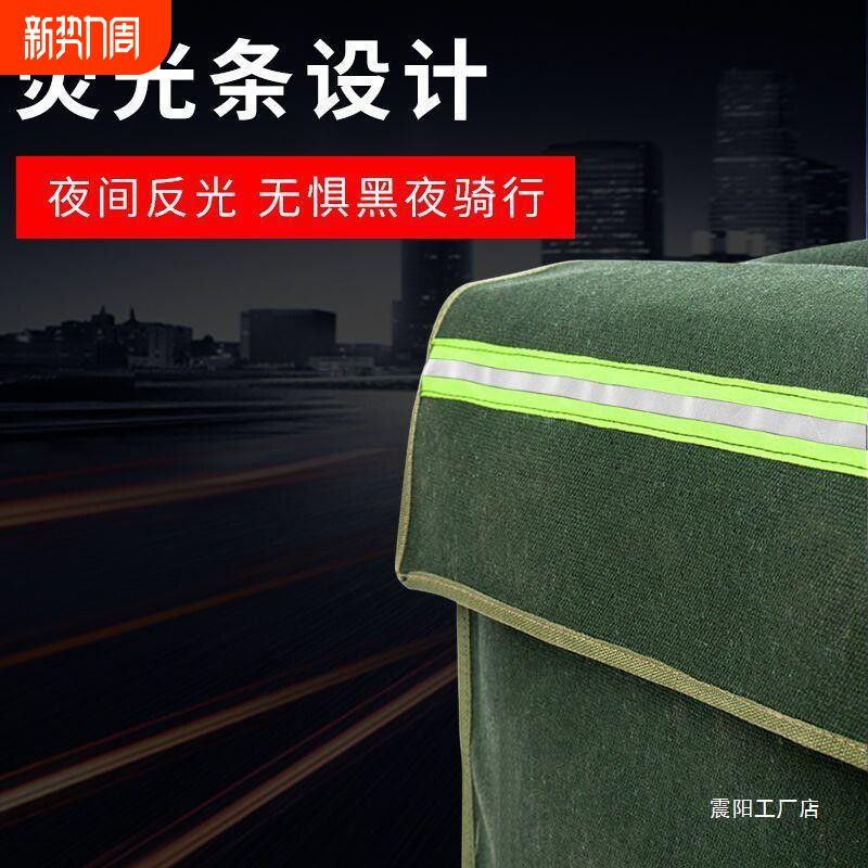 摩托车帆布边包自行车侧边包驮包骑士包旅行包复古通用帆布包其他